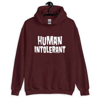 Human Intolerant Unisex Hoodie - mangobeard