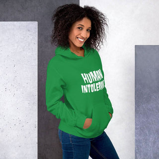 Human Intolerant Unisex Hoodie - mangobeard