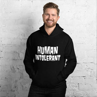 Human Intolerant Unisex Hoodie - mangobeard