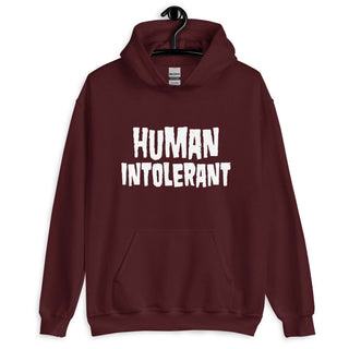 Human Intolerant Unisex Hoodie - mangobeard