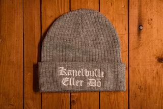 Kanelbulle Eller Dö Ribbed knit beanie - mangobeard