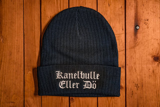 Kanelbulle Eller Dö Ribbed knit beanie - mangobeard