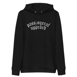 Passionerat Upprörd Embroidered Unisex Premium Eco Hoodie - mangobeard