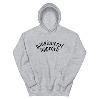 Passionerat Upprörd Unisex Hoodie - mangobeard
