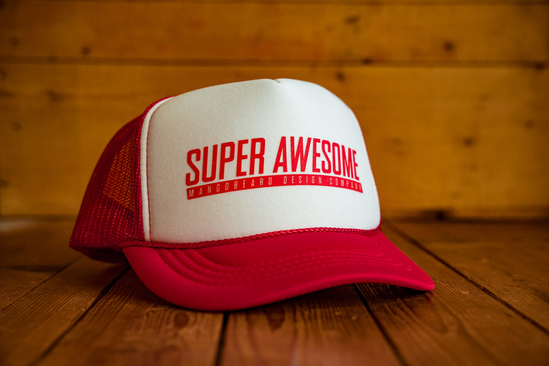 Super Awesome - Youth - Trucker Cap - mangobeard
