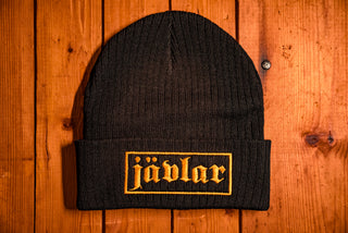 Jävlar Recycled Cuffed Beanie - mangobeard