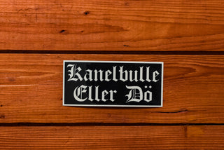 Kanelbulle Eller Dö - Sticker - mangobeard