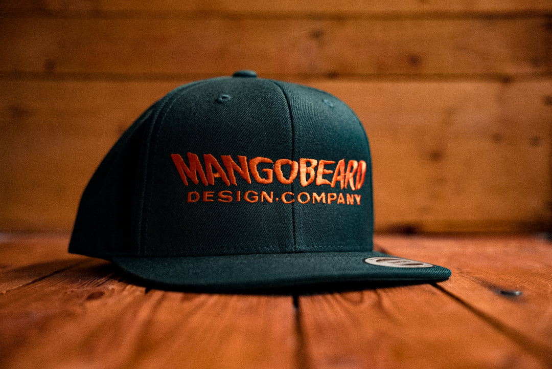 Mangobeard Design Co - Orange - Snapback - mangobeard