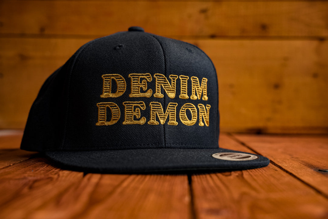 Denim Demon - Snapback Hat - mangobeard