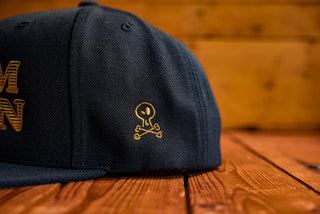 Denim Demon - Snapback Hat - mangobeard