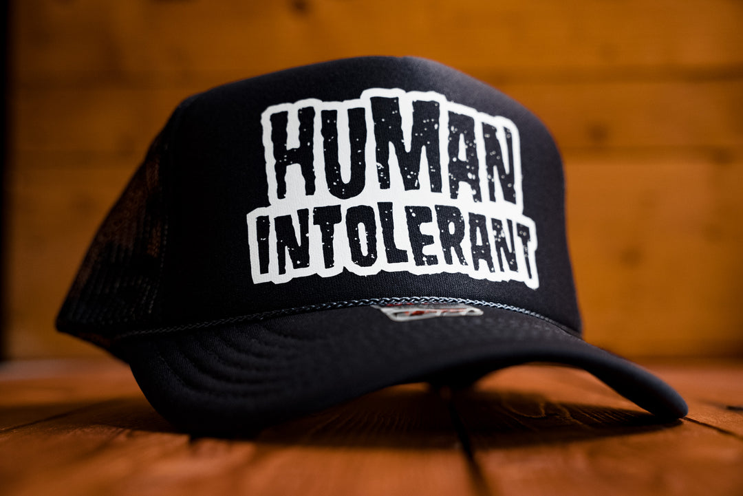 Human Intolerant - Trucker Cap - mangobeard