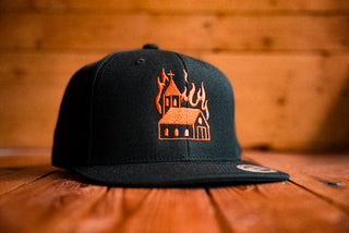 Church Burner - Collab Thomas V Jäger - Snapback Hat - mangobeard