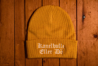 Kanelbulle Eller Dö Ribbed knit beanie