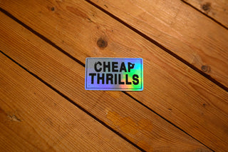 Cheap thrills sticker Mangobeard
