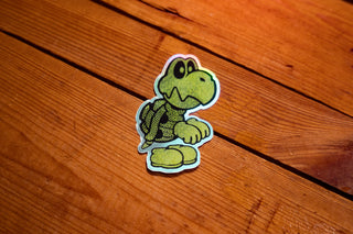 Green turtle sticker Mangobeard
