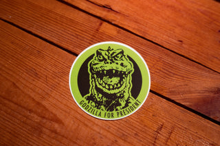 Godzilla sticker Mangobeard