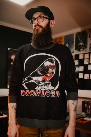 Doomlord Knitted crew neck sweater