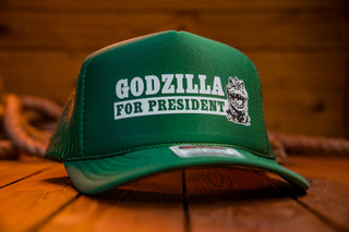 Godzilla For President - Trucker Cap - mangobeard
