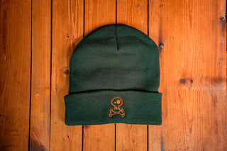 Skull 12" Cuffed Knit Beanie