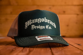 Mangobeard design co logo trucker cap