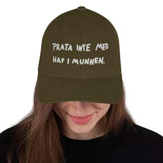 Prata Inte Med Hat I Munnen Structured Twill Cap - mangobeard