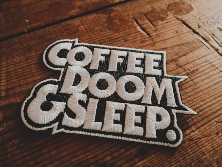Coffee, Doom & Sleep - Patch - mangobeard
