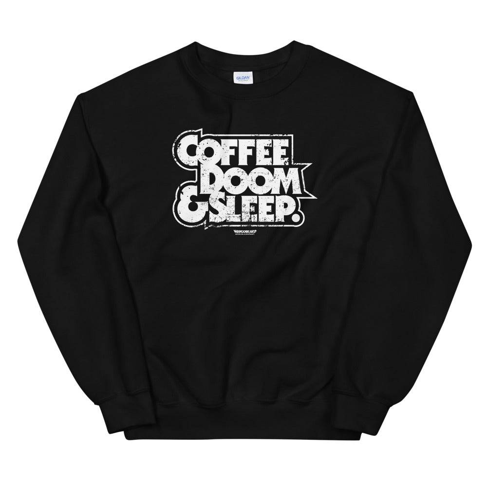 Coffee, Doom & Sleep Sweatshirt - mangobeard