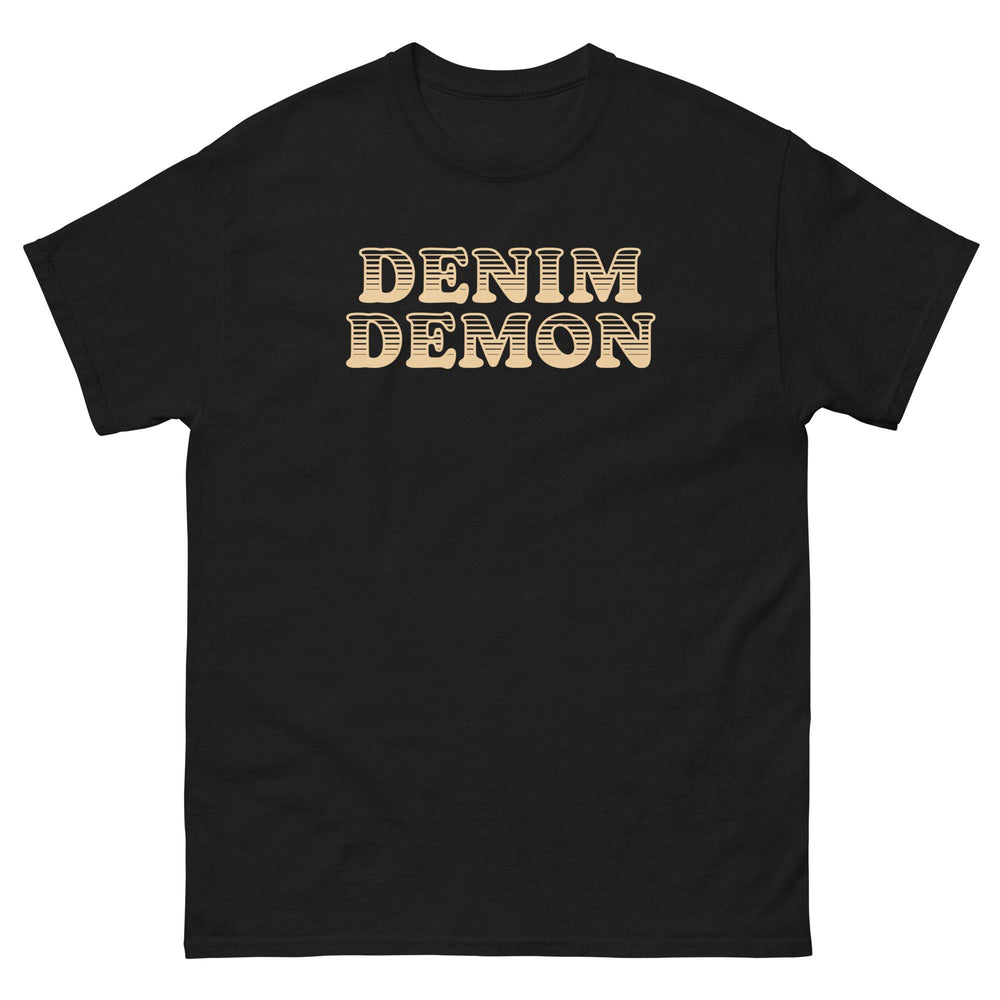 Denim Demon Heavy Cotton T-Shirt - mangobeard