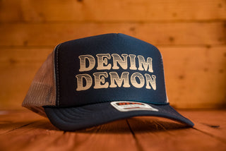 Denim Demon - Trucker Cap - mangobeard
