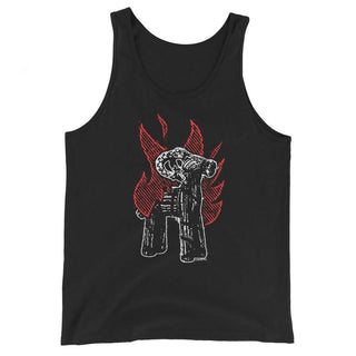 Goat Burner Unisex Tank Top - mangobeard