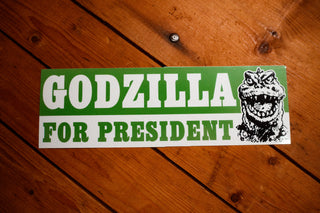 Godzilla Bumper Sticker - Sticker - mangobeard