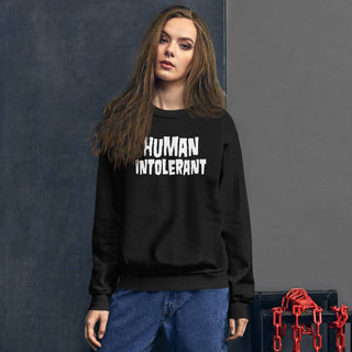 Human Intolerant Sweatshirt - mangobeard