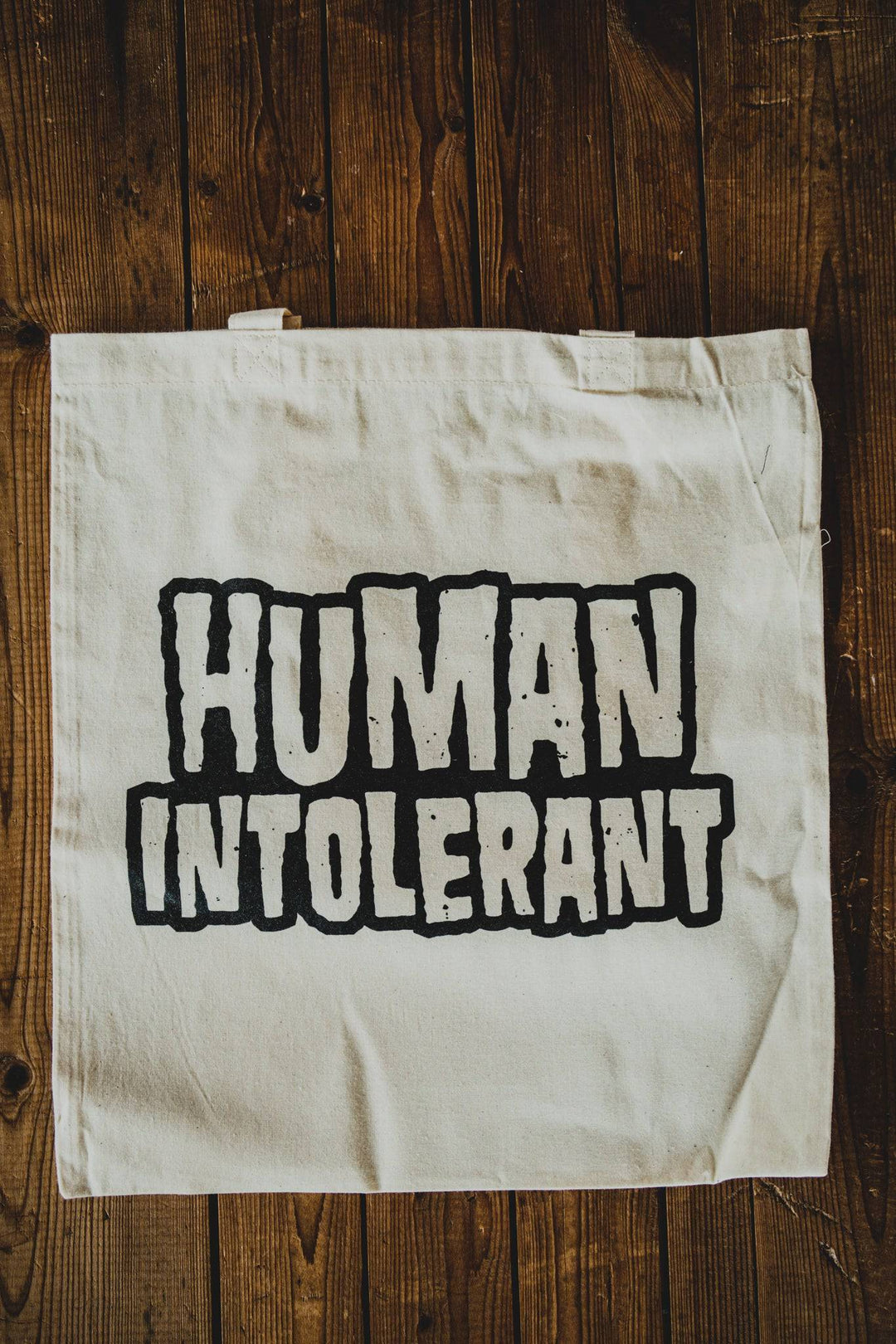 Human Intolerant - Tote Bag - mangobeard