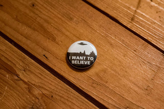 I Want To Believe - Button - mangobeard