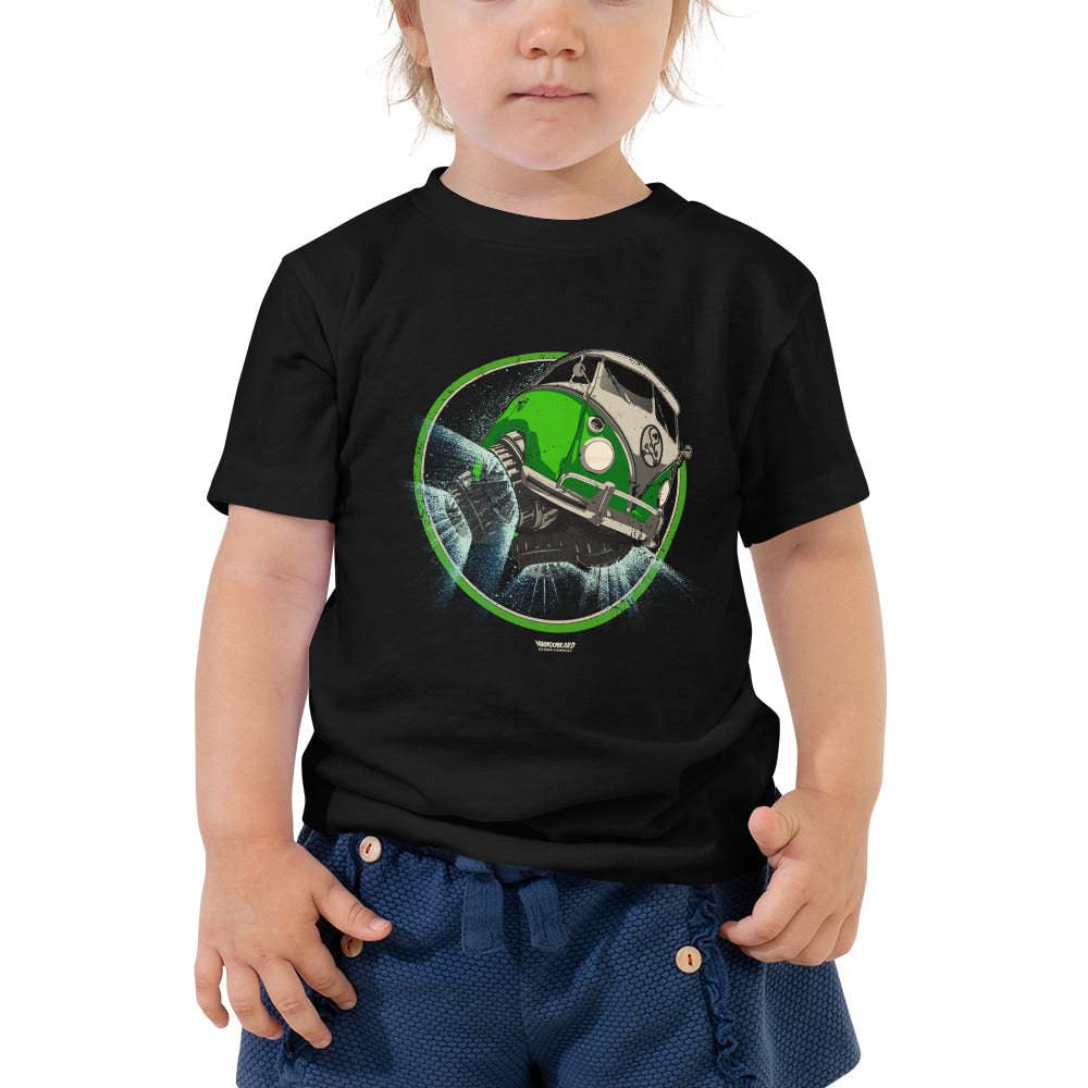 Intergalactic Cruiser Bus Toddler Short Sleeve Tee - mangobeard