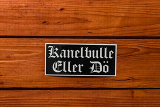 Kanelbulle Eller Dö - Sticker - mangobeard
