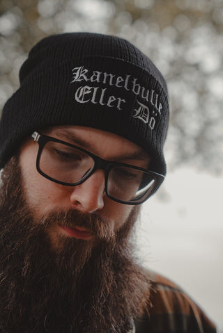 kanelbulle beanie mössa mangobeard 