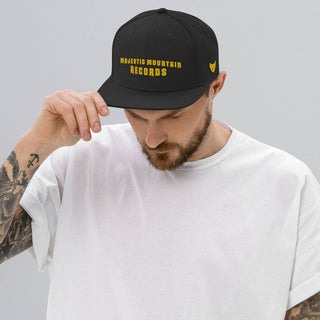 Majestic Mountain Records Snapback Hat - mangobeard