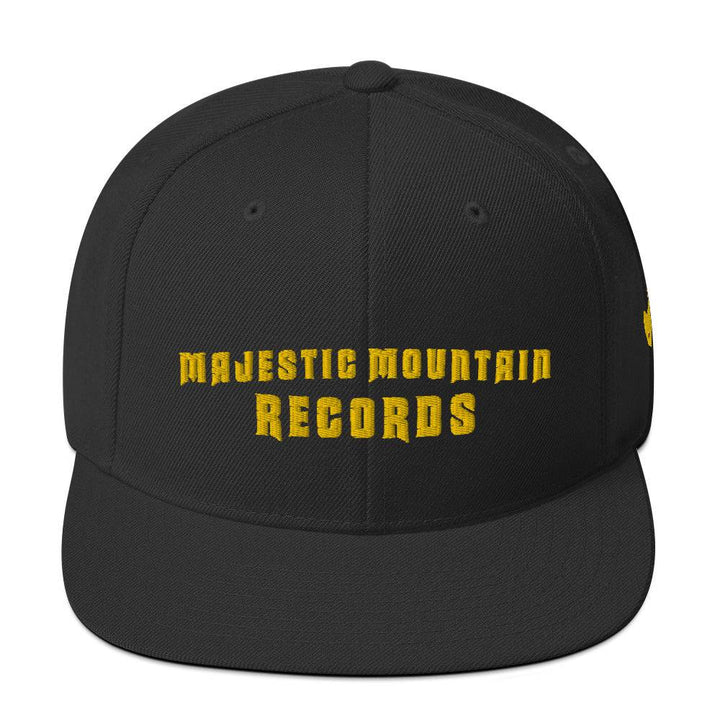 Majestic Mountain Records Snapback Hat - mangobeard