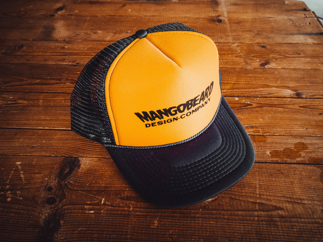 Mangobeard Design Co - Classic logo print - Trucker Cap - mangobeard