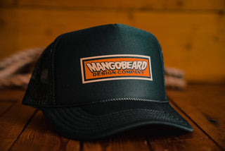 Mangobeard Design Co - Classic Logo Rectangle  - Trucker Cap - mangobeard