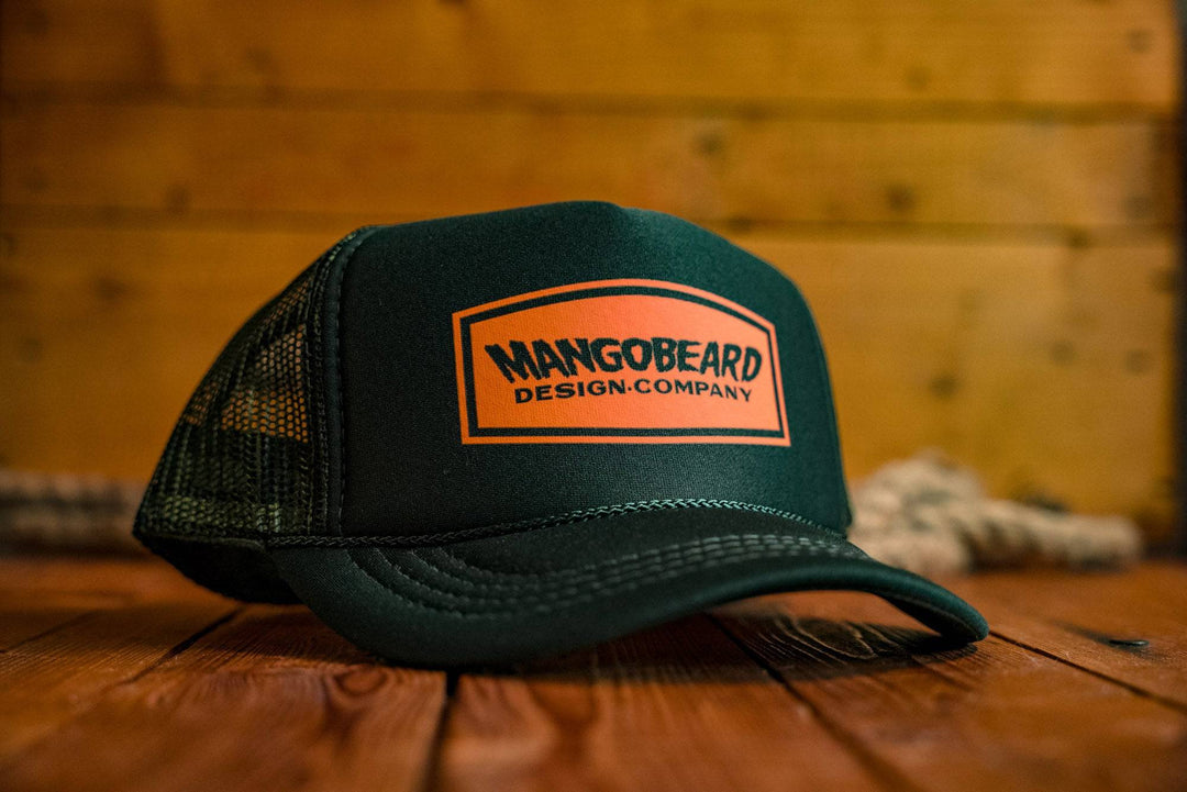 Mangobeard Design Co - Logo Badge - Youth - Trucker Cap - mangobeard