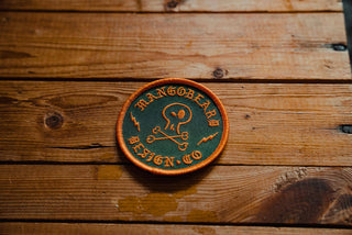 Mangobeard Design Co - Round Logo - Orange - Patch - mangobeard