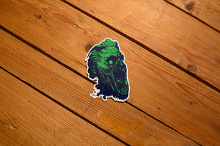 MMC - 006 - Zombie Skull - Sticker - mangobeard