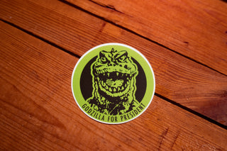 Godzilla sticker Mangobeard