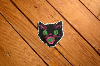 MMC - 02 - Psych Cat - Sticker - mangobeard