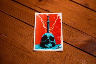 MMC - 04 - Skull N Sword - Sticker - mangobeard