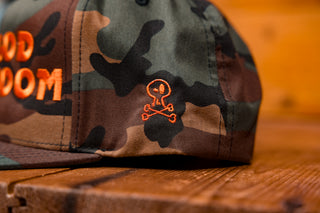 No God Only Doom Camo Snapback Hat