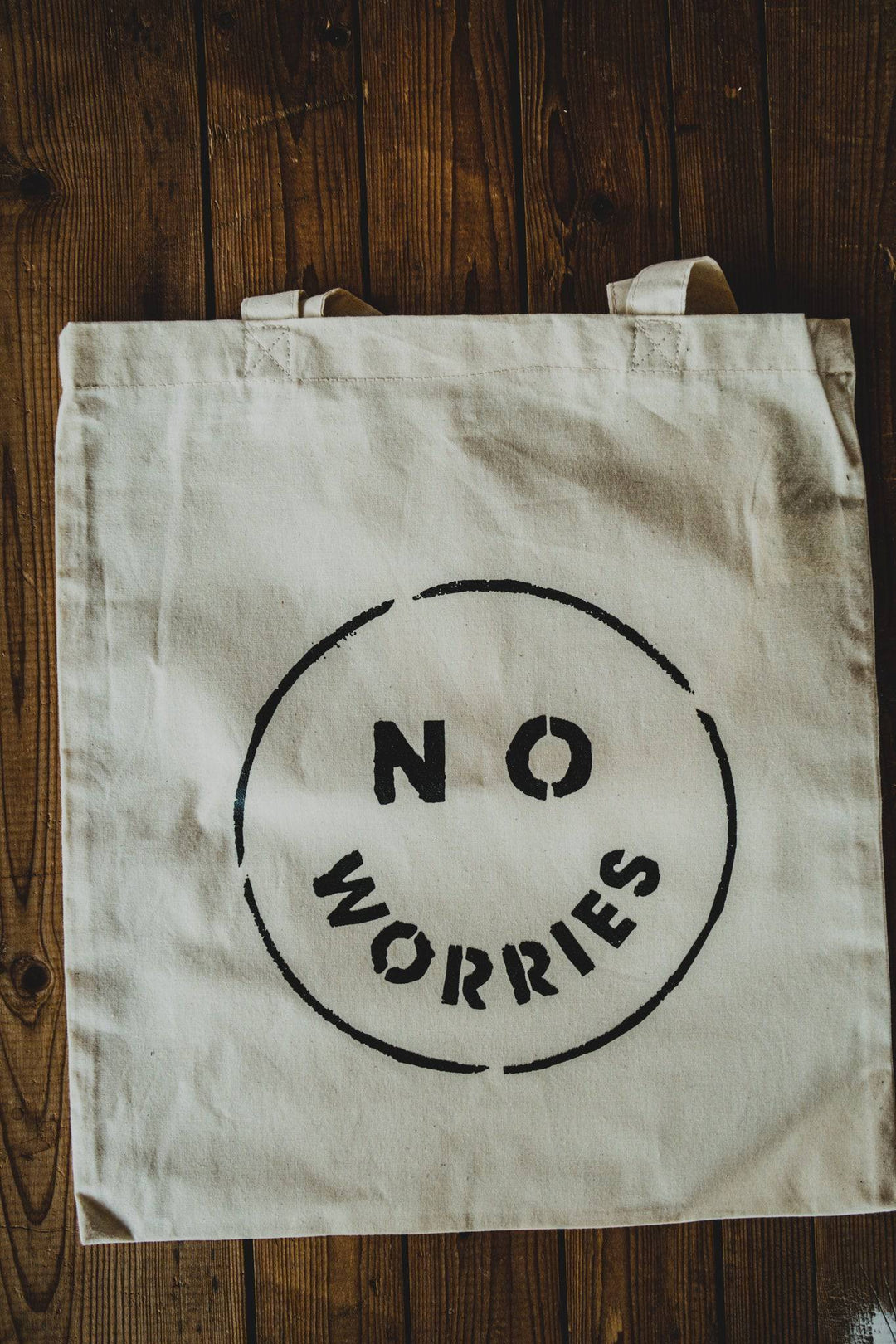 No Worries Smiley - Tote Bag - mangobeard