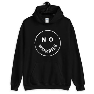 No Worries Smiley - Unisex Hoodie - mangobeard